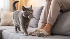 Perché il gatto ti porta un giocattolo? È più di un semplice gioco