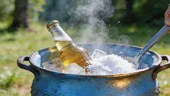 Birra perfettamente fresca senza elettricità: ecco come fare.